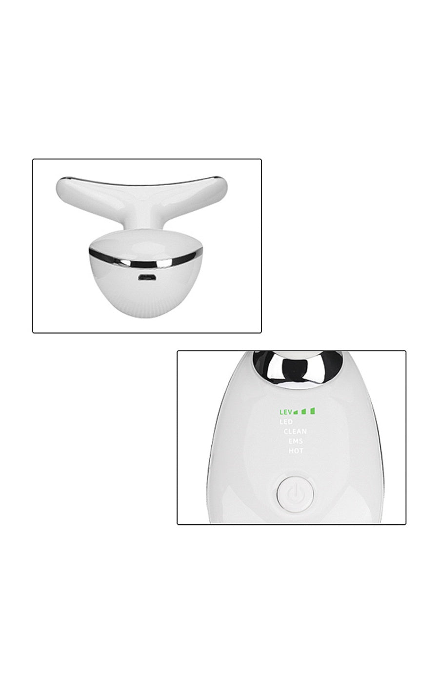 Masseur ultrasonique - Visage & cou - Blanc