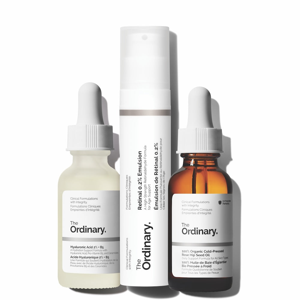 The Nightly Set – Coffret Nuit – The Ordinary (30 ml, 15 ml, 30 ml)