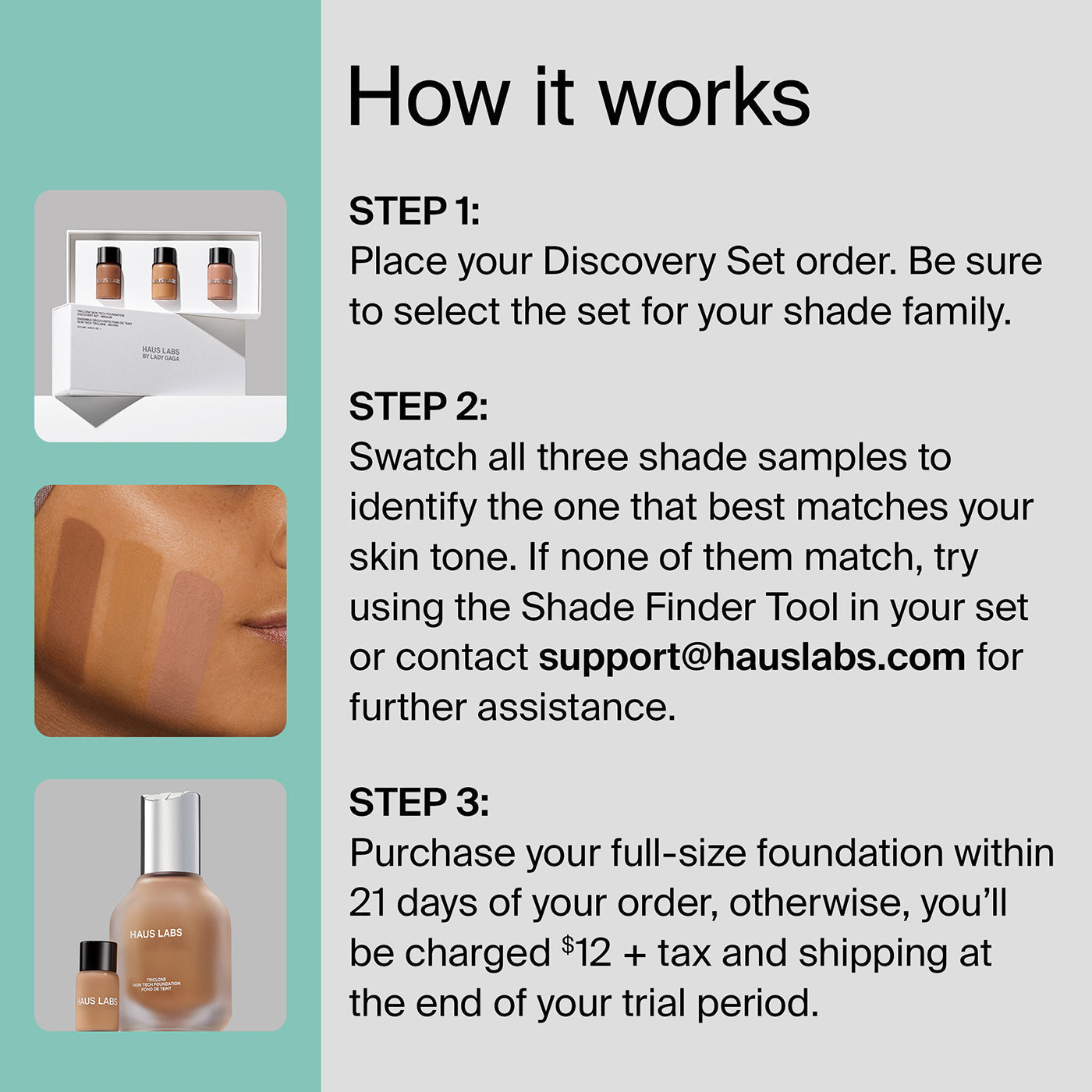 TRICLONE™ SKIN TECH FOUNDATION DISCOVERY SET