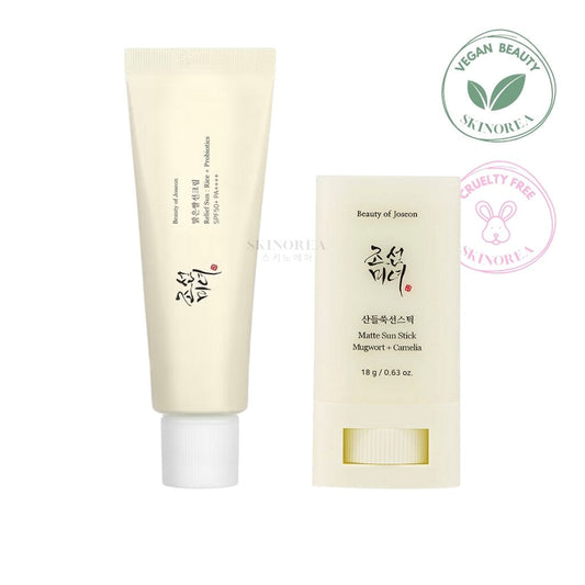 Pack Beauty of Joseon  Sun Pack - Relief Sun + Matte Sun Stick (SPF 50+ PA++++)