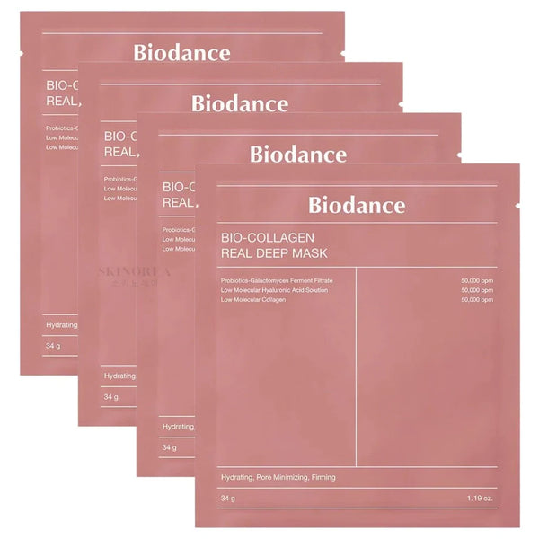 Pack Biodance Bio Collagen Real Deep Mask - 4 masques