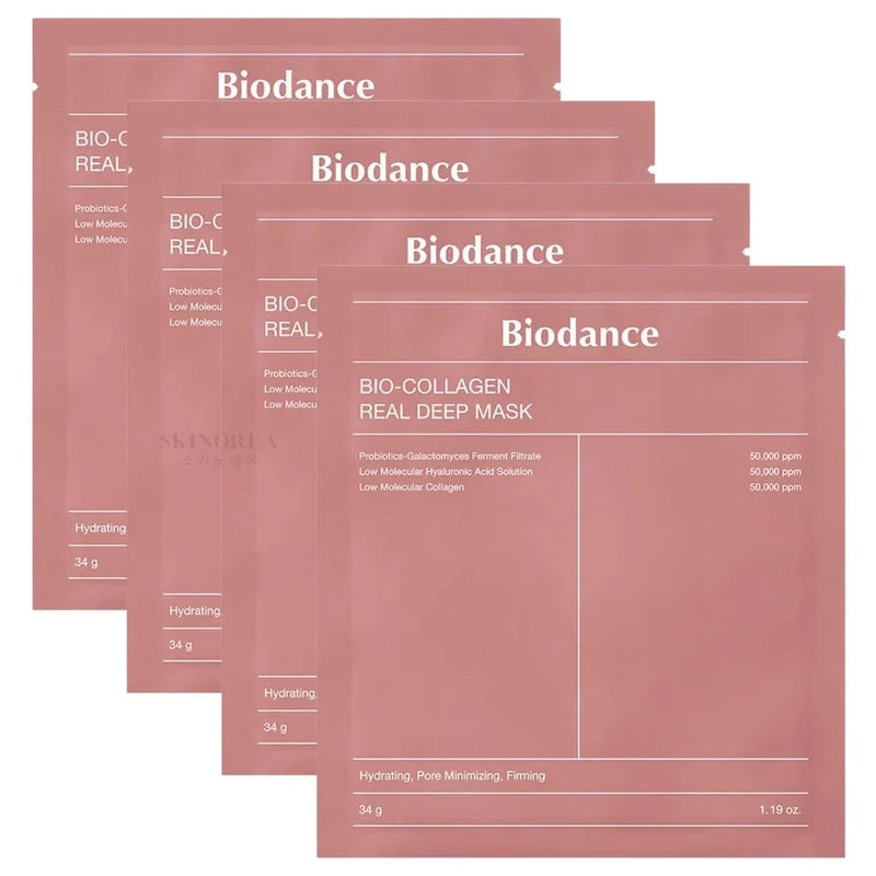 Pack Biodance Bio Collagen Real Deep Mask - 4 masques