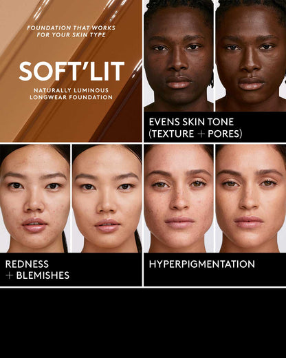 Soft'lit Naturally Luminous Longwear Foundation — 485