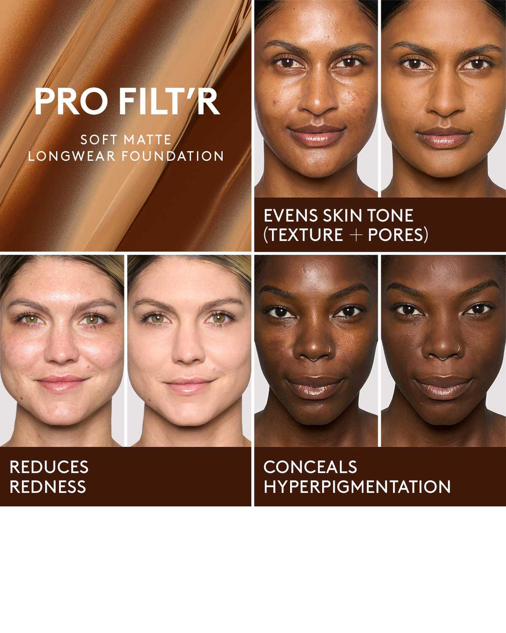 Pro Filt'r Soft Matte Longwear Foundation — #100
