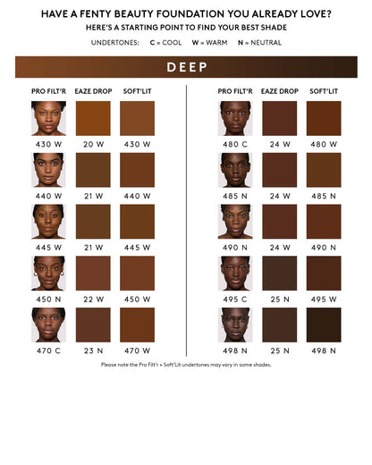 Soft'lit Naturally Luminous Longwear Foundation — 445