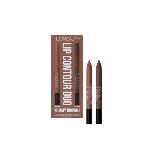 Duo Crayons à lèvres Lip Contour – Teinte Yummy Brown (Warm Brown & Rich Brown)