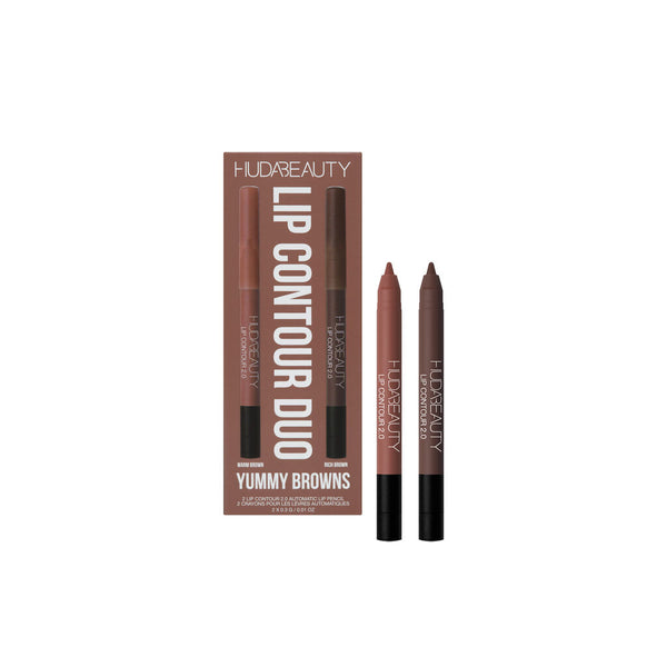 Duo Crayons à lèvres Lip Contour – Teinte Yummy Brown (Warm Brown & Rich Brown)