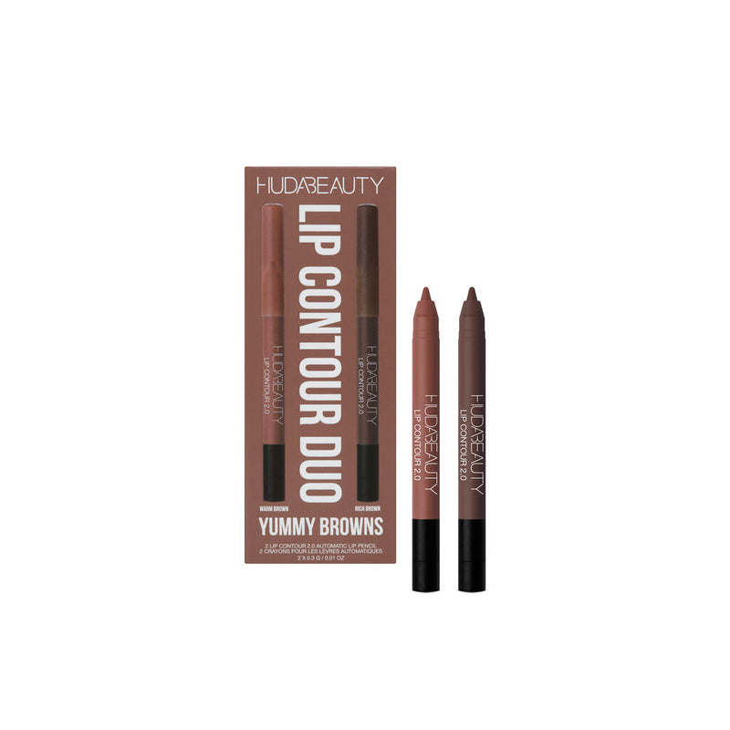 Duo Crayons à lèvres Lip Contour – Teinte Yummy Brown (Warm Brown & Rich Brown)