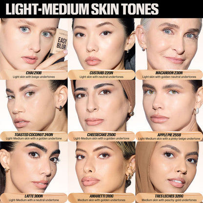 Fond de teint Easy Blur Airbrush effet naturel à la niacinamide – Teinte 250 Cheesecake
