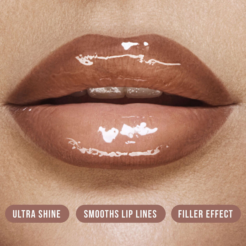 Gloss repulpant brillance extrême Faux Filler – Teinte Honey