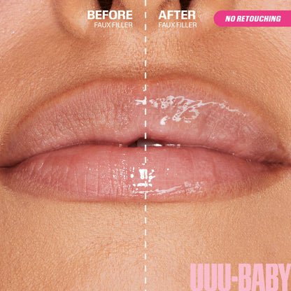 Gloss repulpant brillance extrême Faux Filler – Teinte UUU-BABY