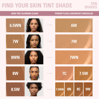 Skin Tint Blurring Elixir & Power Plush Concealer Duo