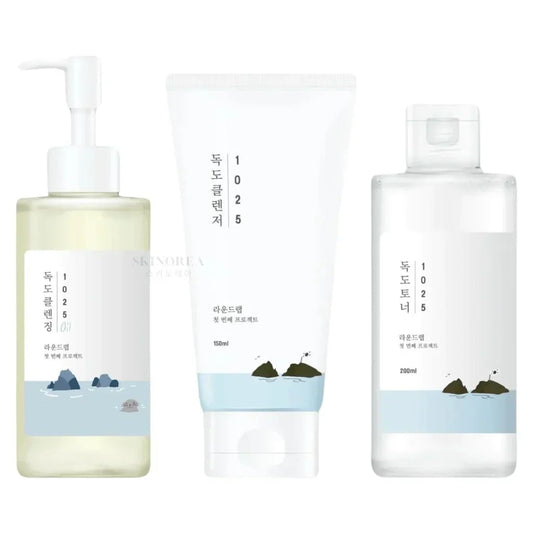 Pack Round Lab 1025 Dokdo - Double cleansing + Toner