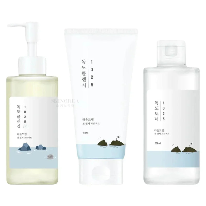 Pack Round Lab 1025 Dokdo - Double cleansing + Toner