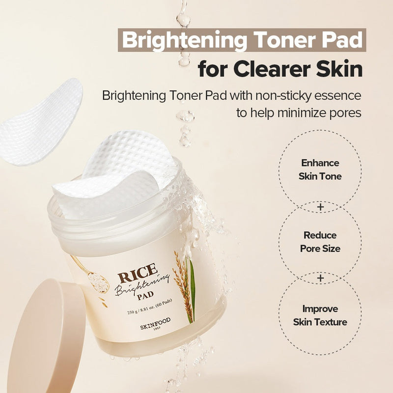 Rice Brightening Pad (60 Pads)