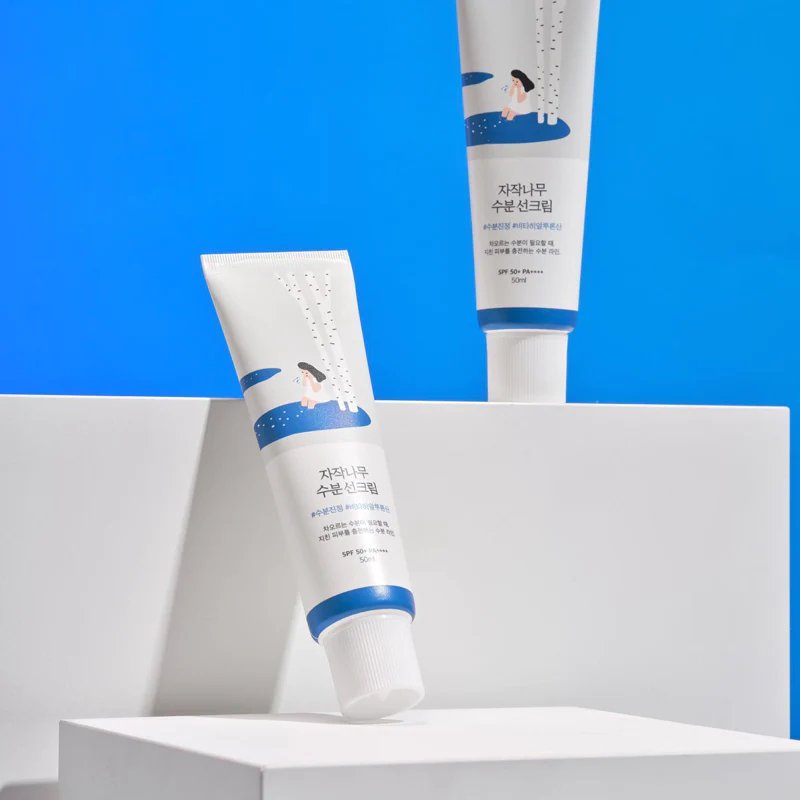 ROUND LAB - Birch Juice Moisturizing Sun Cream - 50 ml