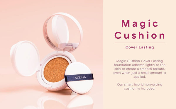 MISSHA - Magic Cushion Cover Lasting Foundation SPF50+/PA+++, 23 Natural Beige