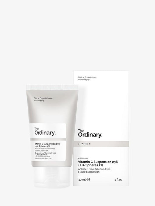 Suspension Vitamine C 23 % + Sphères d’Acide Hyaluronique 2 % – The Ordinary | 30 ml